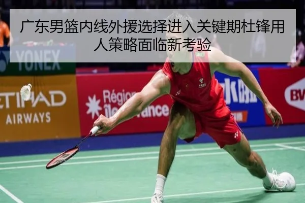 广东男篮内线外援选择进入关键期杜锋用人策略面临新考验